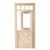 Houseworks Ltd. Dollhouse Miniature Crossbuck Dutch Door