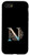 iPhone SE -2020- - 7 - 8 Teal Blue Mandala with Letter N Monogram Initial on Black Case