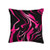 Pink Liquid Paint - Artsy Color Pattern - Art Lover Gift Throw Pillow