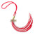2021 RED-White Graduation Tassel - Every School Color Available -Made in USA