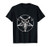 Satanic Goth Baphomet Goat Head Pentagram Gothic T-Shirt