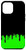 iPhone 12 Pro Max Dripping Paint Black and Lime Green Case