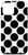iPhone 12 mini Bold Boho Polka Dot Rockabilly Black and White Big Polkadot Case