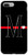 iPhone 7 Plus-8 Plus Black Red Thin Line Monogram Letter M Initial Heart Case