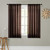 MRTREES Brown Sheer Curtains 72 inches Long Living Room Curtain Sheers Bedroom Transparent Voile Panels Drapes Rod Pocket Light Filtering Window Treatments 2 Panels