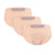 Funcy Women Menstrual Period Briefs Leakproof Panties Postpartum Bleeding Underwear?Pack of 3 -XXL 3SR- Nude Funcy Women Menstrual Period Briefs Leakproof Panties Postpartum Bleeding Underwear?Pack of 3 -XXL 3SR- Nude