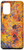 Galaxy S20 plus Colorful Ebru style Flow Art Abstract Pattern orange  and  blue Case