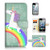 ( For iPhone 5 5S / iPhone SE ) Flip Wallet Case Cover & Screen Protector Bundle! A9287 Unicorn Pony Horse Rainbow