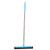Floor Squeegee Mop Wet Squeegee with Adjustable Handle Wet Room Wiper Blade Mop Clean Scraper for Washing Drying Bathroom Wet Room Floor-silver  plus European blue-