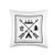 Travel Theme Decorative Pillows Camper Gift Women Camping Adventure Decorative Travel RV Camper Throw Pillow 16x16 Multicolor