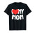 I Love My Mom T-Shirt with Large Red Heart