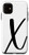 iPhone 11 White  and  Black Personalized Phone Cases with Letter XInitial Case