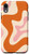 iPhone XR Retro Liquid Swirl Abstract Pattern Orange Pink Cream Case