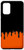 Galaxy S20 plus Dripping Paint Black and Orange Case