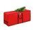 Tree Storage Bag Waterproof Christmas Tree Storage Fits Up to 9 ft Tall Artificial Disassembled Trees Extra Large Heavy Duty Storage Container with Handles  -Red 65"x15"x30"-