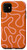 iPhone 11 Orange and Pink Abstract Squiggle Pattern Case