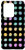 Galaxy S20 Ultra Black with Pastel Color Splotch Splash Polka Dots Large Spot Case