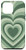 iPhone 12 Pro Max Sage Green Coffee Love Heart Latte Pattern Coffee Lovers Case