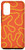 Galaxy S20 Orange and Yellow Abstract Squiggle Pattern Case