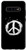 Galaxy S10 plus Paint Splatter White Peace Sign Vintage Distressed Hippie Case