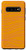 Galaxy S10 Orange and Pink Line Wave Minimalist Abstract Pattern Case