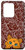 Galaxy S20 Ultra Happy Orange Cat Rose Flower Burgundy  and  White Pattern Case