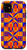 iPhone 11 Retro Blue Orange Mid Century Art Phone Case