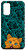 Galaxy S20 Happy Orange Cat Rose Flower Black  and  Baby Blue Pattern Case