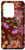 Galaxy S20 Ultra Rustic Dark Brown Farmhouse Panel Floral Pattern Case