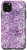 iPhone 11 Pro Max Purple Abstract Paint Splatter Pattern Case