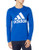 adidas mens Go-To-Performance Long Sleeve Tee Collegiate Royal-White X-Small