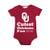 Two Feet Ahead NCAA Oklahoma Sooners Children Unisex Lap Shoulder CreeperNbCrimson