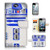 ( For iPhone 5 5S / iPhone SE ) Flip Wallet Case Cover and Screen Protector Bundle A0716 Starwars R2 D2
