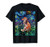 Long Hair Red Brown Dachshund Starry Night Dog Art by Aja T-Shirt