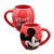 Vandor Mickey Mouse 18 OZ Ceramic Oval Mug