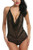 Avidlove Women Sexy Lingerie Teddy One Piece Lace Halter Babydoll Bodysuit Black XL