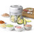 Electric Mini Garlic Chopper Small Wireless Garlic Chopper Chopper Food Processor Garlic Shopper Garlic Mincer for Chop Vegetable Ginger Onion Pepper Spice Meat Baby Food Easy Cleaning -250ml-