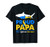 Proud Papa Shark Down Syndrome Awareness Day Ribbon Dad T21 T-Shirt