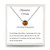 Presentski Small November Birthstone Necklace Solitaire Pendant 925 Sterling Silver Dainty Yellow Topaz CZ Necklace