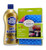 Bar Keepers Friend Soft Cleanser Liquid -13 OZ- and Household Scrubbing Cloth - Pot Cleaner and Scrubbing Set - Multipurpose Stainless Steel Rust Soft Cleaner with All Purpose Dishcloth