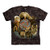 The Mountain Animal Spirit Circle Adult T-Shirt Black Small
