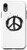 iPhone XR Peace Sign Paint Splatter Design Hippie Love Peace Retro Case