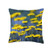Yellow Flowers Throw Pillow 16x16 Multicolor