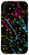 iPhone 11 Retro 70s Bright on Black Paint Splatter Pattern Case
