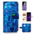 (for Samsung S9+ / Galaxy S9 Plus) Flip Wallet Case Cover & Screen Protector Bundle - A21019 Starwars R2D2