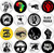 Black Panther Party 16 NEW 1 Inch -25mm- Set of 16 BLACK LIVES MATTER Buttons Badges Pins 1" BLM