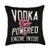 Vodka Powered Engine Funny Drinking Party Pun Vodka Powered Engine Inside Alcohol Lover Drinking Party Throw Pillow 18x18 Multicolor