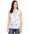 Calvin Klein Women's Printed Sleeveless Crew Neck cami Zen Multi Medium