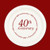 Partypro 40TH Anniversary Dinner Plate -8-PKG-