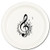 Partypro Music Note Treble Dinner Plate
